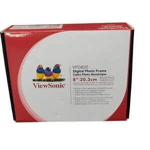 🆕ViewSonic VFD820-50 LED 8" Photo Accent White Hi-res 800x600 Digital 📸SEE📏📸